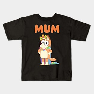 mom bluey Kids T-Shirt